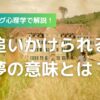 追いかけられる夢の意味とは？ユング心理学で解説します